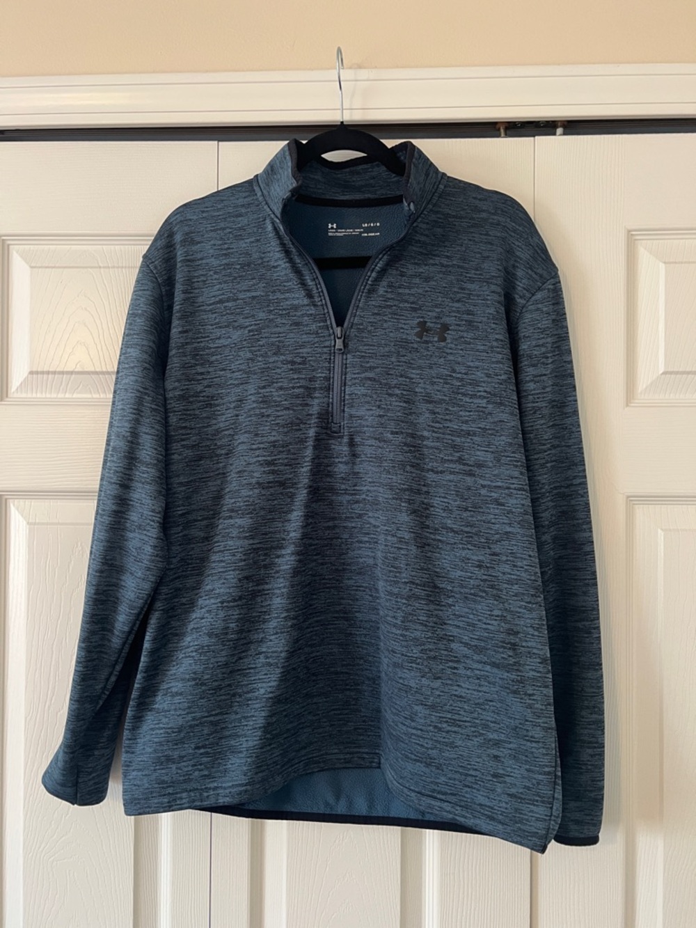 Under Armour Men's Dark Heathered Gray Quarter-Zip Performance Pullover